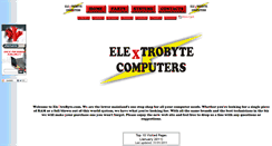 Desktop Screenshot of elextrobyte.com